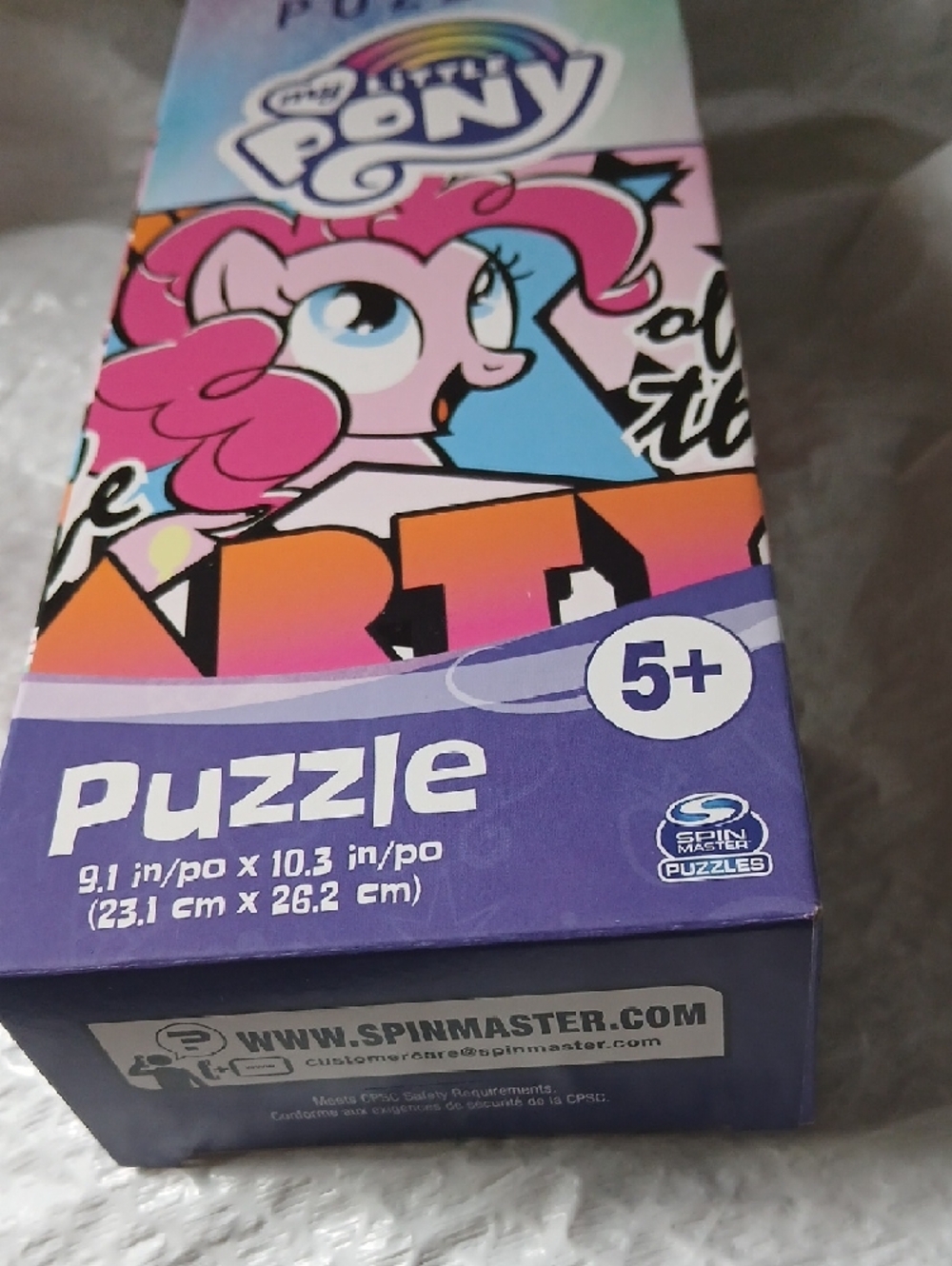 My Little Pony Pink & Blue Rainbow Logo Puzzle - Picture 2 of 4